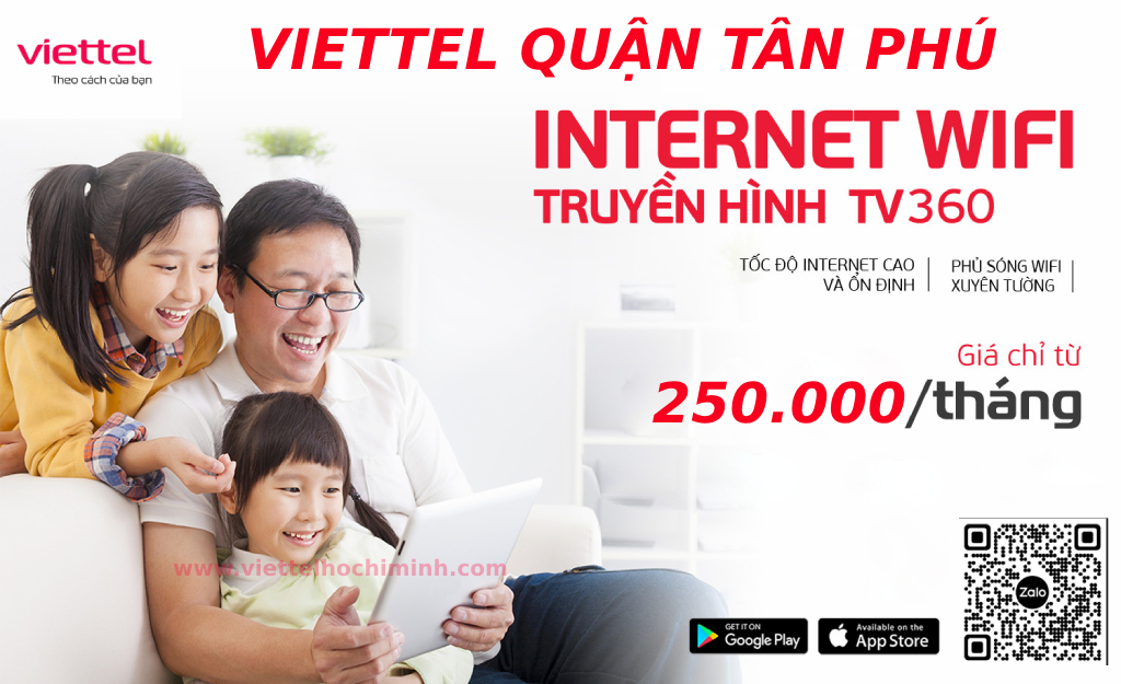 internet wifi truyền hình TV360 Tại Quận Tân Phú