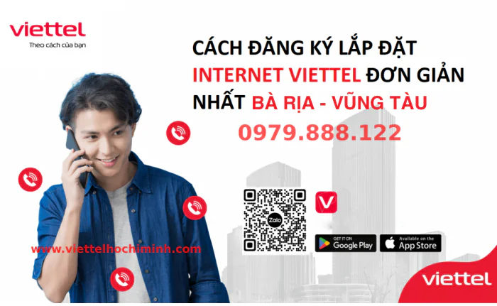 Đăng ký lắp đặt internet Viettel Bà Rịa Vũng Tàu Đơn Giản, Nhanh Chóng